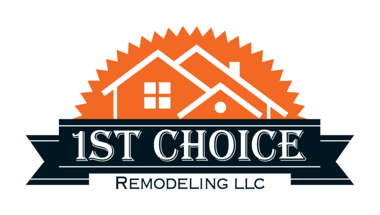 orange house text 1st choice remodeling